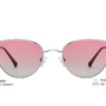 Silver Full Rim Cat Eye Sunglasses